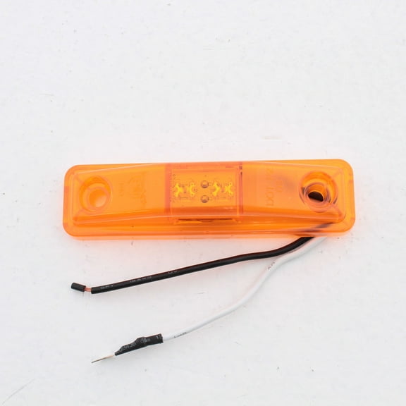Peterson 169A Amber LED Clearance & Side Marker Light 2-Wire w/o Grommet Gasket