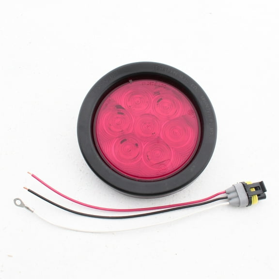 Peterson 817KR7 Red 4" Round Stop Turn Tail Light