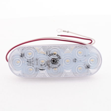 Peterson 870W Clear LumenX Oval LED Touch Interior Dome Light 400 Lumens