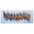 thumbnail image 1 of Peterson Artwares Abstract Multi-Color Wall Sculptures, 1 of 3