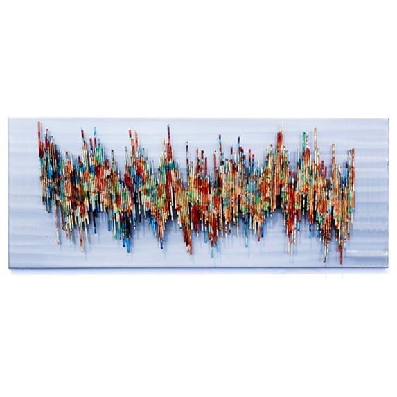 Peterson Artwares Abstract Multi-Color Wall Sculptures
