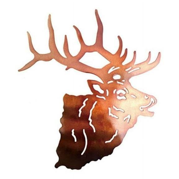 Peterson Artwares PH1708 Calling Stag Metal Wall Art