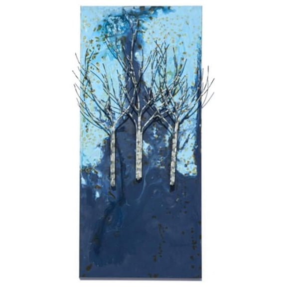 Peterson Artwares TY5097 Burning Forest Wall Mountable Original Artwork