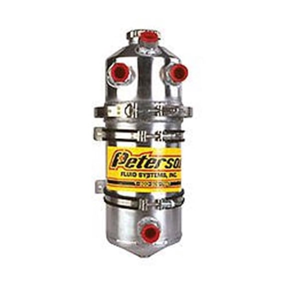Peterson Fluid 2 gal Dry Sump Oil Tank - Single Scavenge Inlet