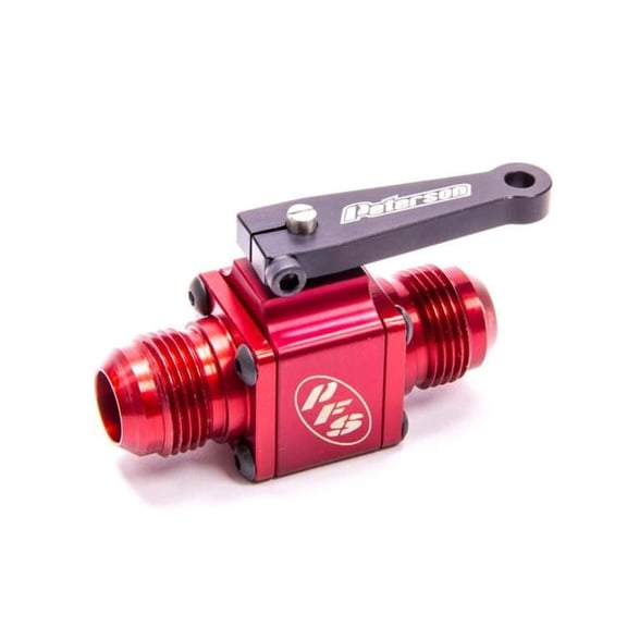 Peterson Fluid Inline Ball Valve -12 AN X -12 AN Nose