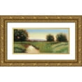 thumbnail image 1 of Peterson, Julie 14x8 Gold Ornate Wood Framed with Double Matting Museum Art Print Titled - Suns Up, 1 of 4