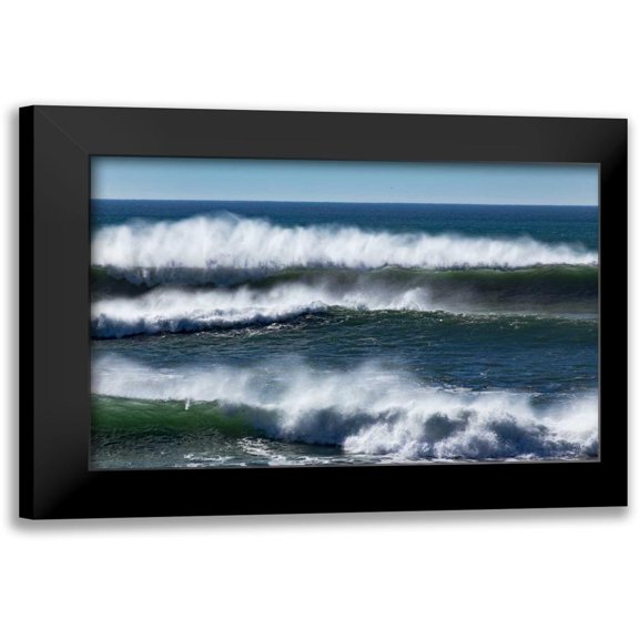 Peterson, Lee 14x11 Black Modern Framed Museum Art Print Titled - North Cayucos VIII