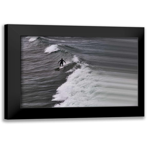 Peterson, Lee 14x11 Black Modern Framed Museum Art Print Titled - Oceanside Surf I