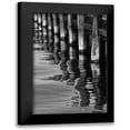 thumbnail image 1 of Peterson, Lee 17x24 Black Modern Framed Museum Art Print Titled - Pier Pilings VIII, 1 of 5