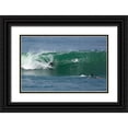thumbnail image 1 of Peterson, Lee 24x17 Black Ornate Wood Framed with Double Matting Museum Art Print Titled - Surfing VIII, 1 of 4