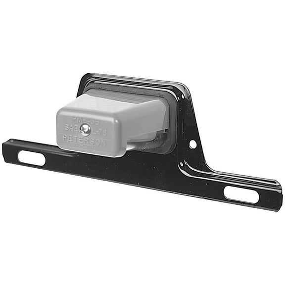 Peterson M436B Clear License Plate Light with Steel Bracket