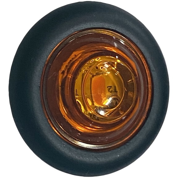 Peterson Manufacturing V177A 3/4 Inch PC-Rated Clearance & Side Marker Light, Amber