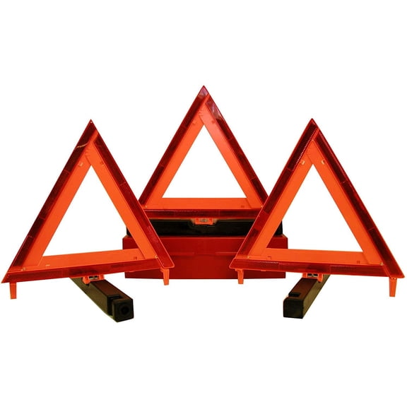 Peterson Manufacturing Warning Triangle Kit - Emergency Road Safety - Universal Fit
