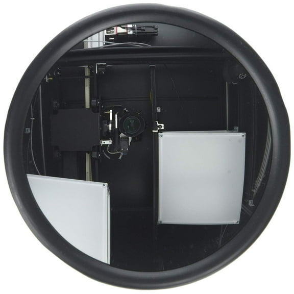 Peterson Manufacturing 654 Mirror (Convex, Clamp On, Round, Blk, 5")