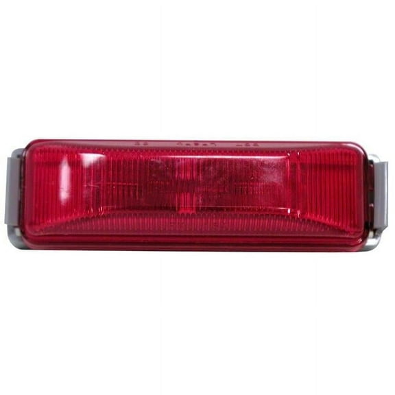 Peterson Manufacturing PEM154KR Clearance & Side Marker Light Kit, Red & Black