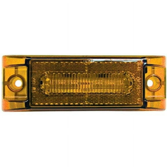 Peterson Manufacturing PEM187A LED Clearance & Side Marker Light with Reflex 2-Wire, Amber