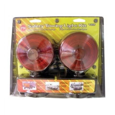 Peterson Manufacturing Peterson - V555 - Red Round Towing Light Kit