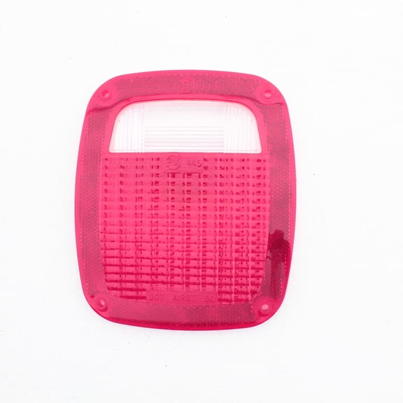 Peterson 44525 Red Clear Combination Tail Light Replacement Lens Polycarbonate