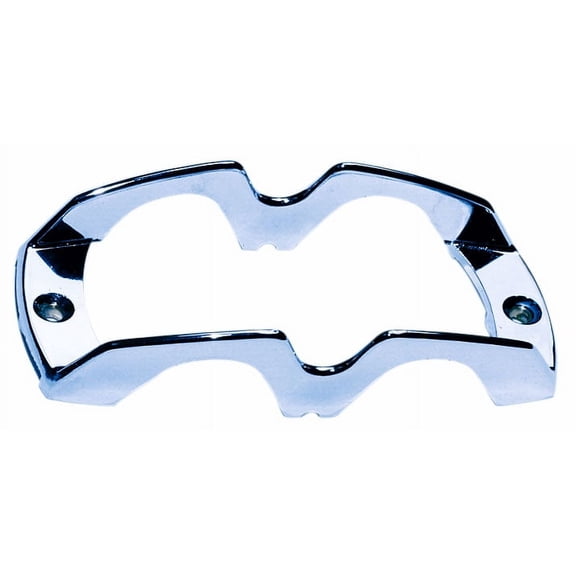 Peterson Manufacturing V106-09 Chrome 5.4375"x2.375" LED Assymetric Light Guard (Rectangle, Charm,)