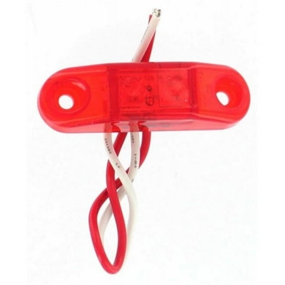 Peterson Mfg. Red Slim Line Clearance & Side Marker Lights  Red Slim Line Clearance & Side Marker Lights - Red - Carded