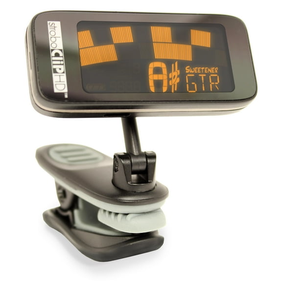 Peterson StroboClip HD Clip-On Tuner  Guitar, Bass, Violin, Ukulele, Harp, Brass, Woodwind, Orchestral