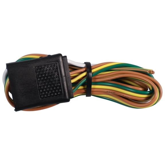 Peterson Manufacturing V5400B Trailer Connector, 4-Way Truck Connector for Exterior Automotive
