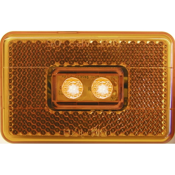Peterson V170A Piranha Amber LED Clearance/Side Marker Light with Reflex by Perterson