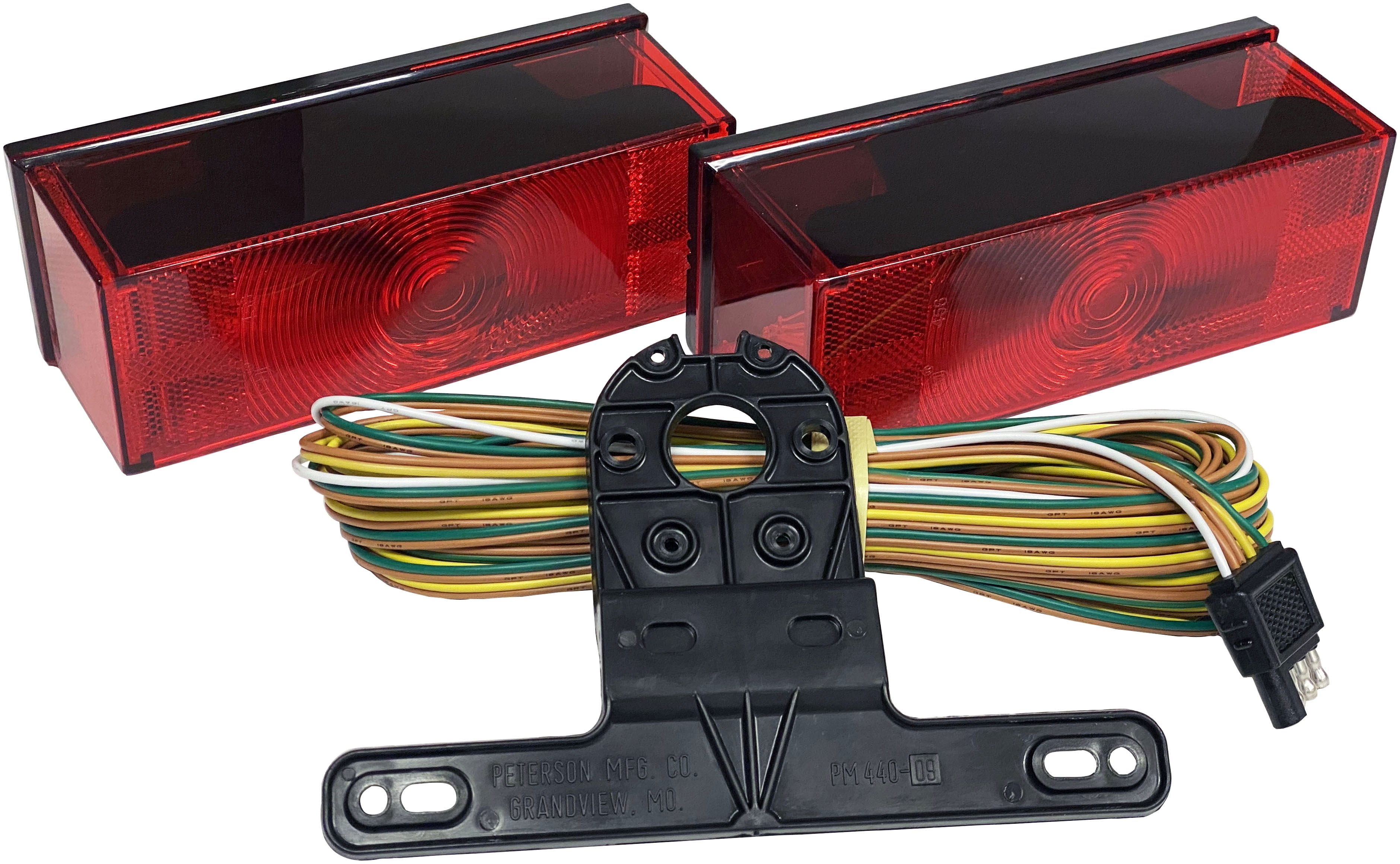 Peterson Manufacturing V547 Submersible Rear Light Kit for Trailers Over 80 inches