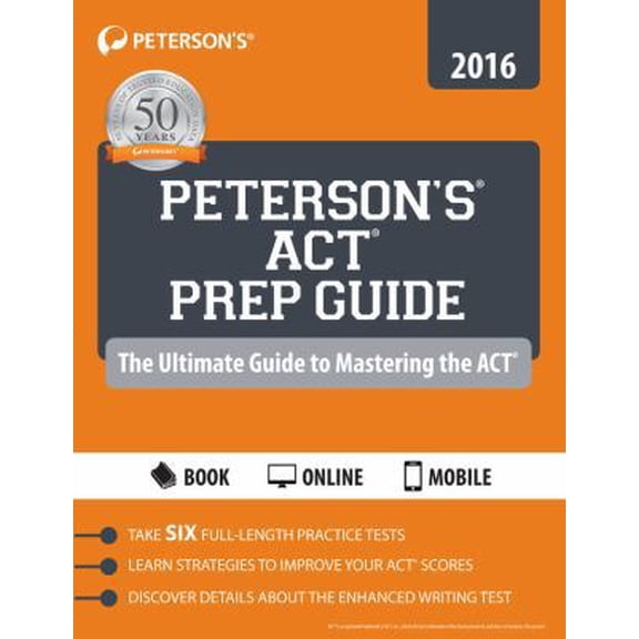 Pre-Owned Peterson's ACT Prep Guide (Paperback) 0768940788 9780768940787