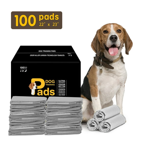 Petfamily Carbon Dog Training Pads Super-Absorbent 22 in x 23 in, 100 Count