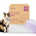 thumbnail image 1 of Petfamily Cat Litter Box Pads-Generic Refill for Tidy Cats Breeze Litter System, Lavender Scent, 16.9" x 11.4"-40 Count, 1 of 7