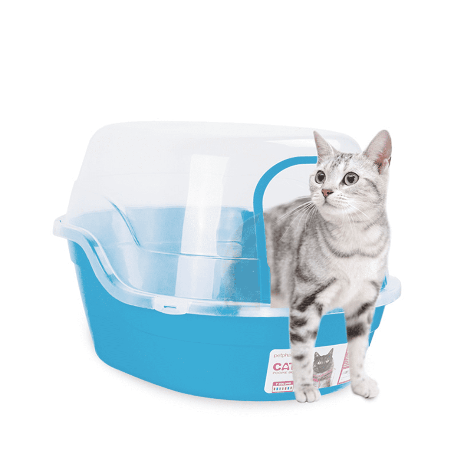 Petfamily Extra Large Cat Litter Box, Color Blue, Zambia Ubuy