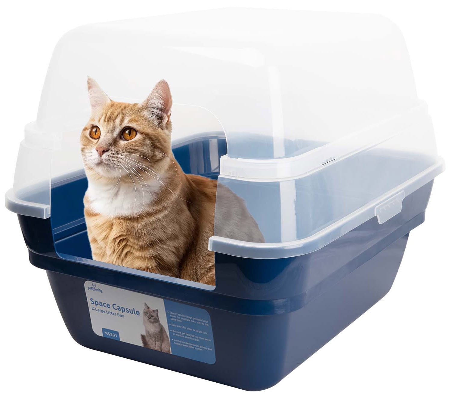 Extra large litter box with hood best sale