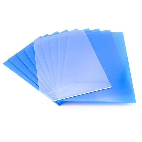 Petg Clear Plastic Sheet 8" X 12" X 0.060" Pack of 8