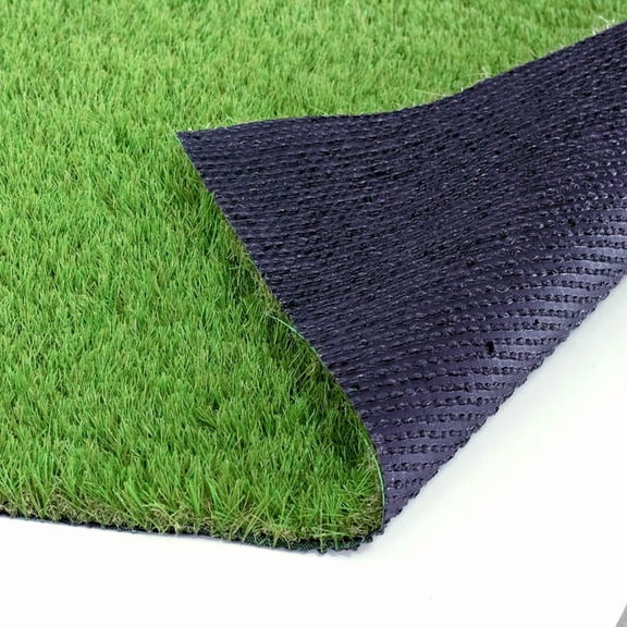 Petgrow Artificial Grass Rug Outdoor Indoor 12'x21'(252 Square FT) Fake Grass Carpet Synthetic Grass Pet Turf Realistic Faux Grass Rug with Drain Holes for Garden Lawn Landscape Balcony Patio