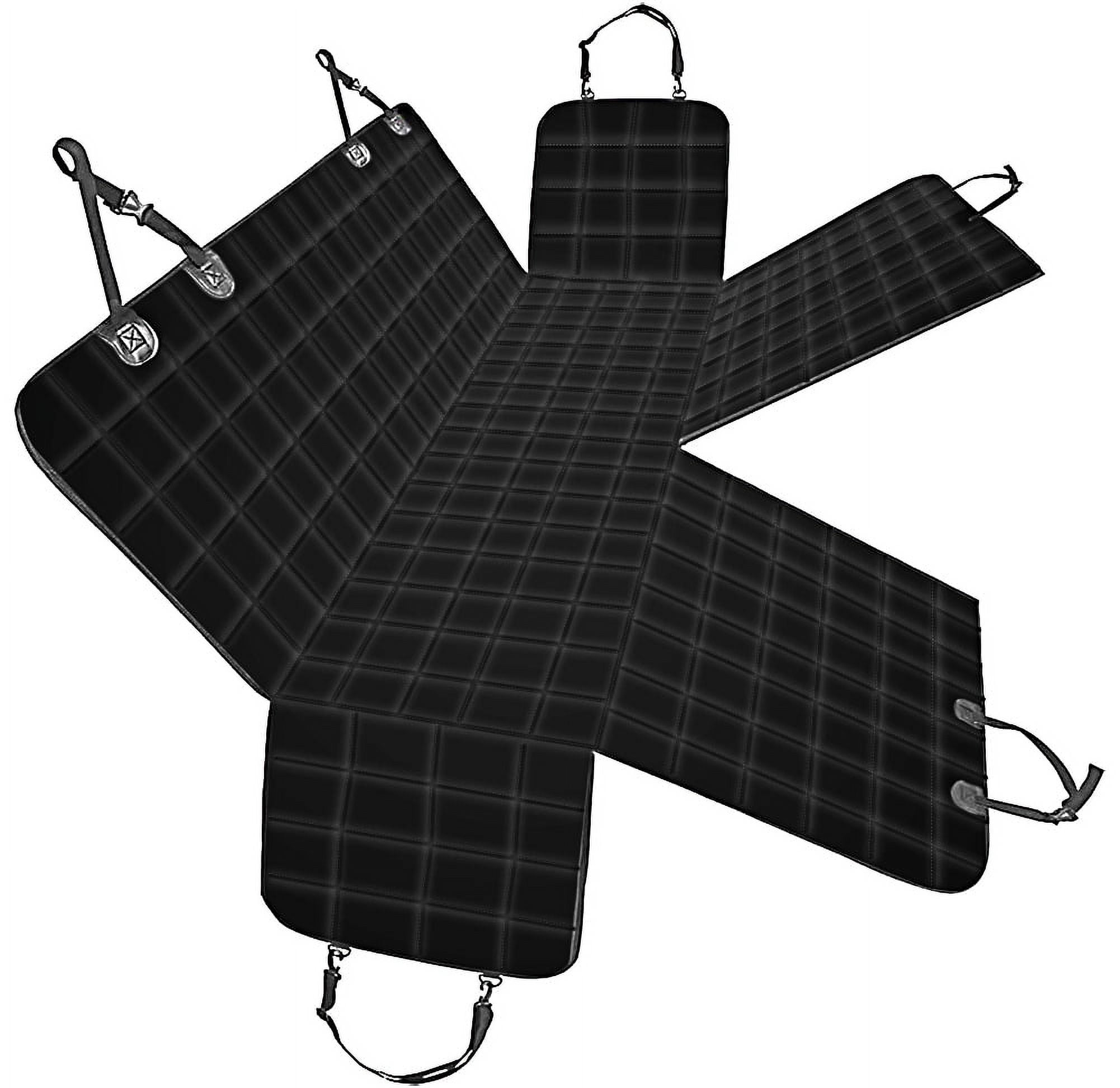 Petimi Dog Car Seat Cover for Back Seat, Waterproof Dog Seat Cover