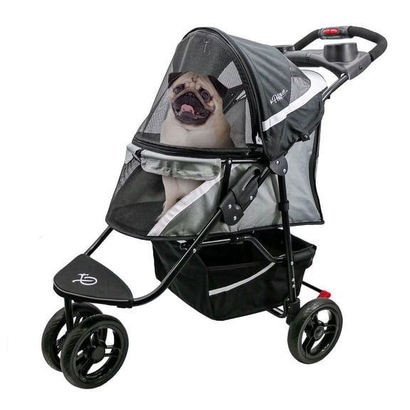 Petique Revolutionary Durable Pet Stroller for Pets up to 50-lbs Galaxy Gray