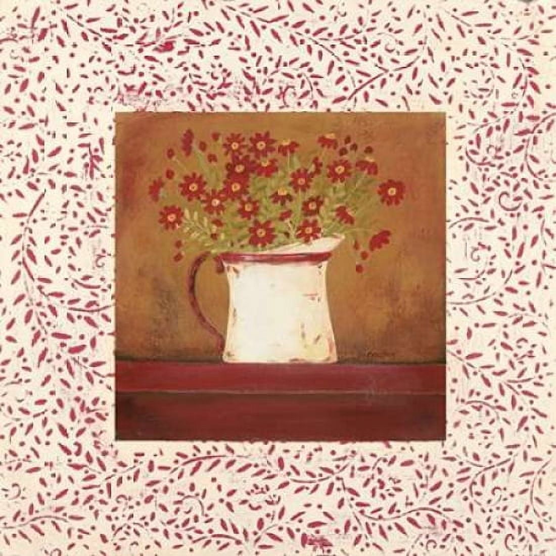 Petit Fleur I Canvas Art - Jo Moulton (24 x 24)