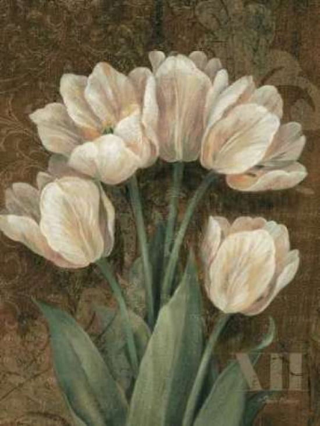 Petit Jardin Tulips Canvas Art - Pamela Gladding (18 x 24)