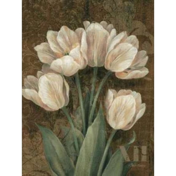 Petit Jardin Tulips Poster Print by Pamela Gladding