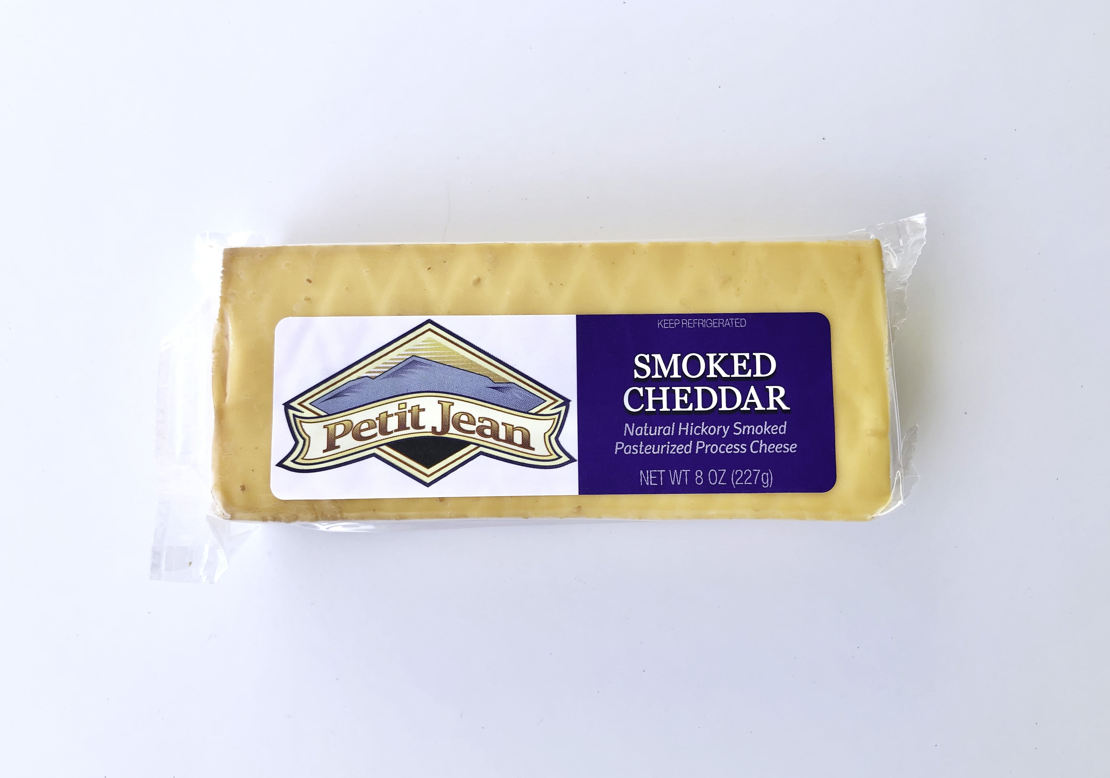 Petit Jean Meats Smoked Cheddar Cheese, 8 Oz