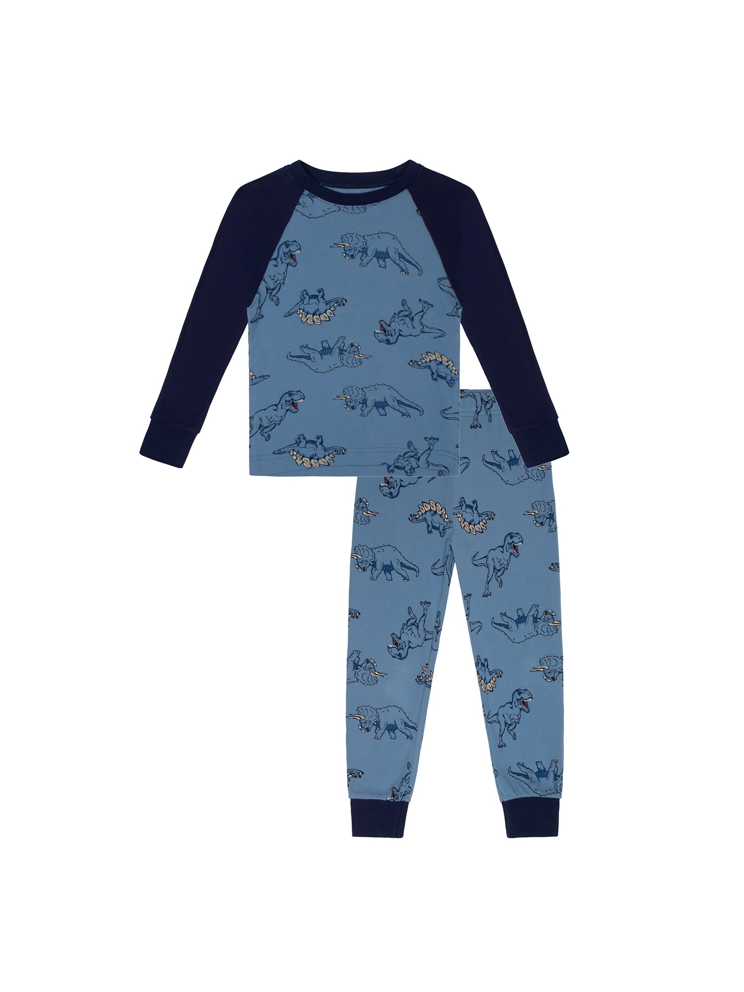 Petit Lem Toddler Boy Two-Piece Pajama Set - Walmart.com