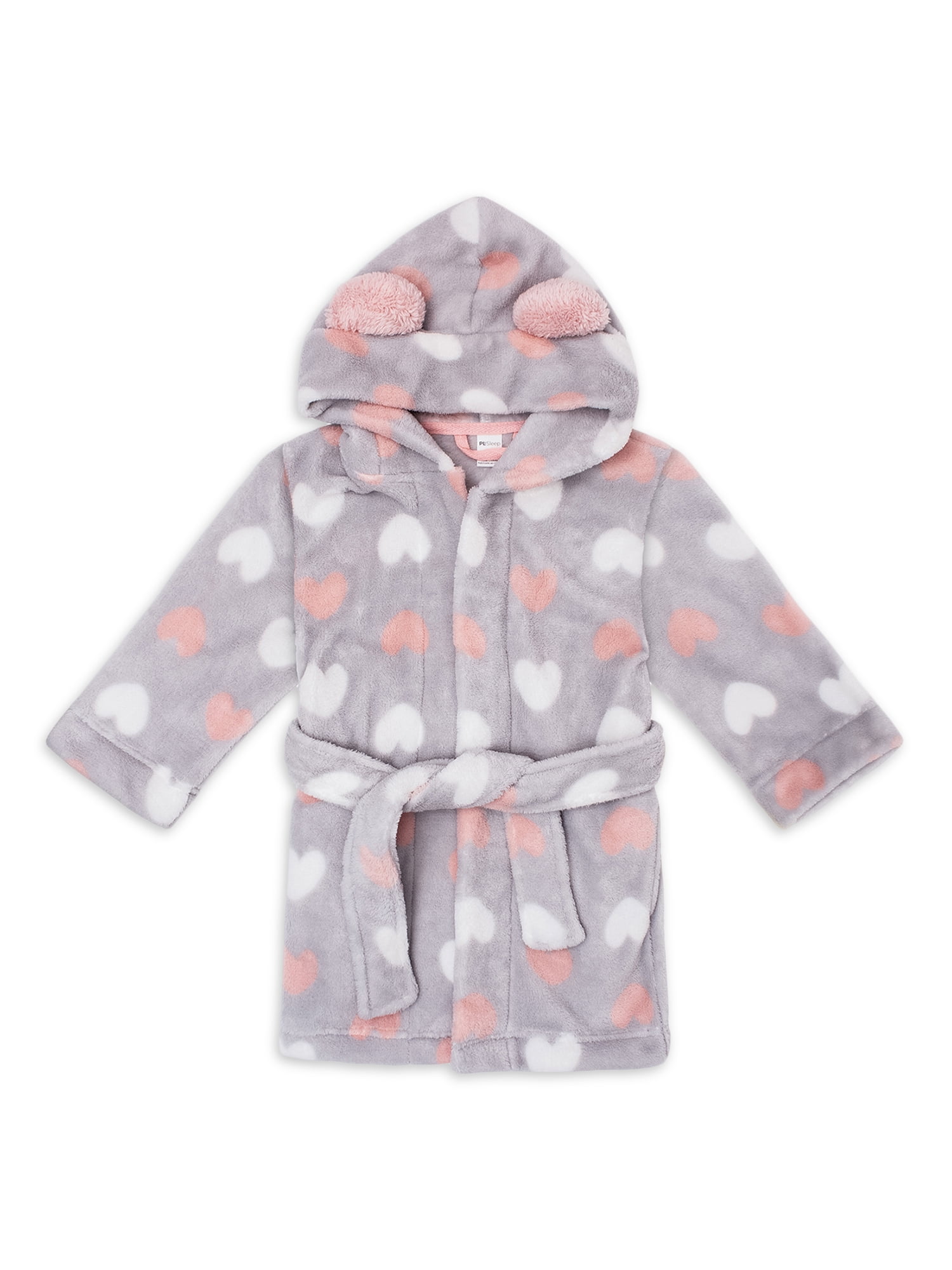 Petit Lem Toddler Girl Plush Robe