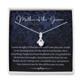 thumbnail image 1 of Petit Ribbon, Mother Of The Groom Gifts, Mother Of The Groom Necklace, Mother Of The Groom Gift From Bride To Mother Of The Groom Jewelry, Necklaces with Meaningful Messages Card Inside, 1 of 6