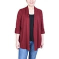 thumbnail image 1 of Petite 3/4 Sleeve Two In One Top, 1 of 3