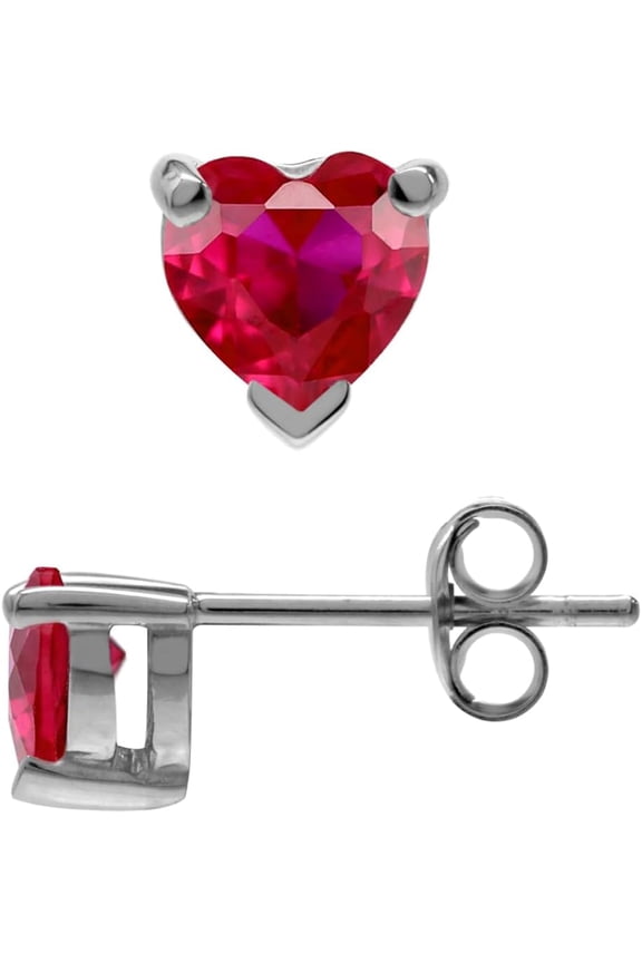 Petite 5mm Heart Shape 925 Sterling Silver Stud Earrings[r502]