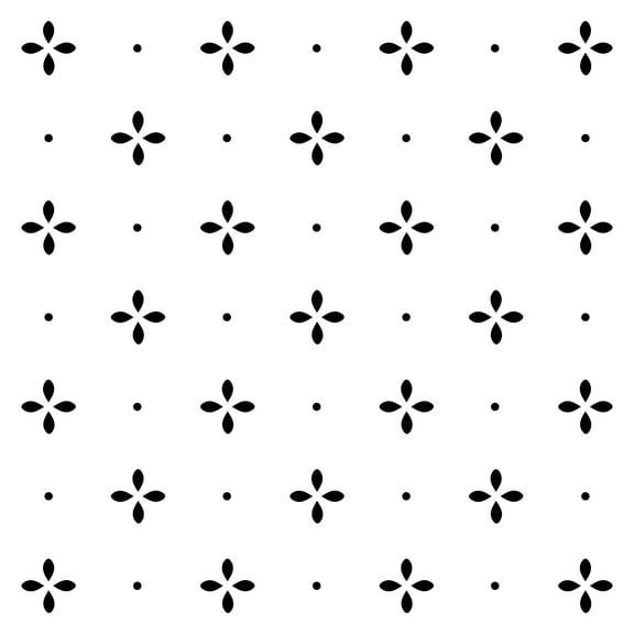 Petite Allover Pattern Stencil (10 mil plastic) | Decor Stencils for Painting on Wood, Wall, Tile, Canvas, Paper, Fabric, Furniture and Floor | Reusable Stencil | FS118 By Designer Stencils