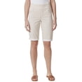 thumbnail image 1 of Petite Amanda Pull-On Bermuda Shorts Vintage Gingham 4P, 1 of 1