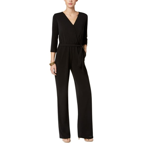 Petite Belted Jumpsuit