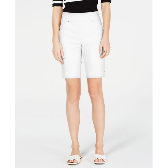 Petite Bermuda Shorts Bright White 6P